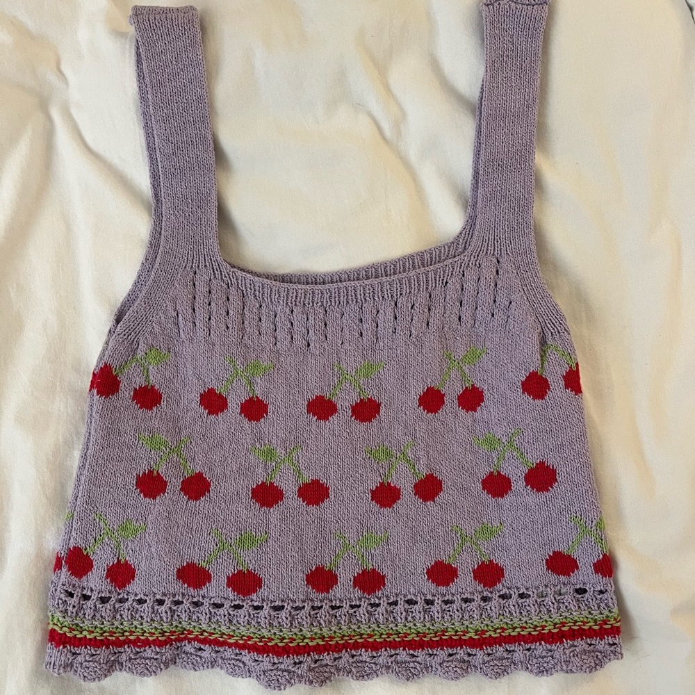 Cherry crop top